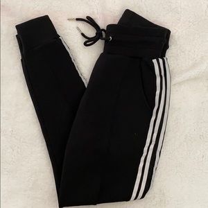Buffbunny black stripe joggers